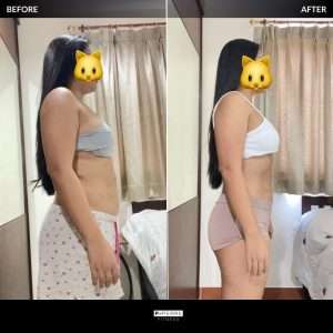 A client of P-Perre fitness coaching,body trasnformation, losing 5-15kg.